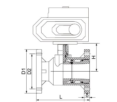 電動、氣動法蘭式球閥（Q641F-10S、Q941F-10S)(圖2)